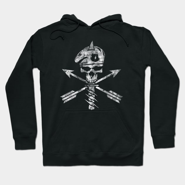 Distressed skull sweatshirt hotsell